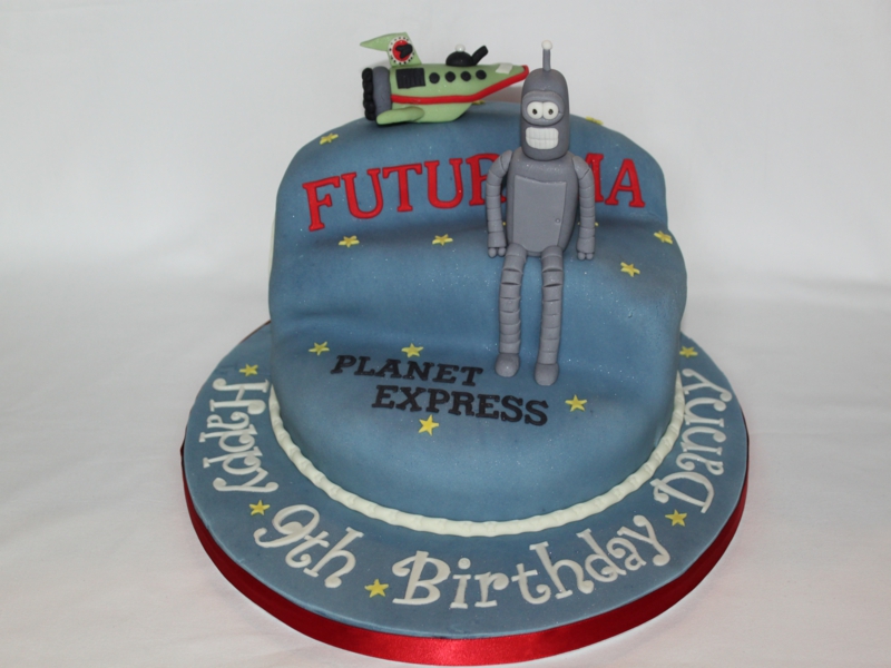 Futurama Birthday Cake