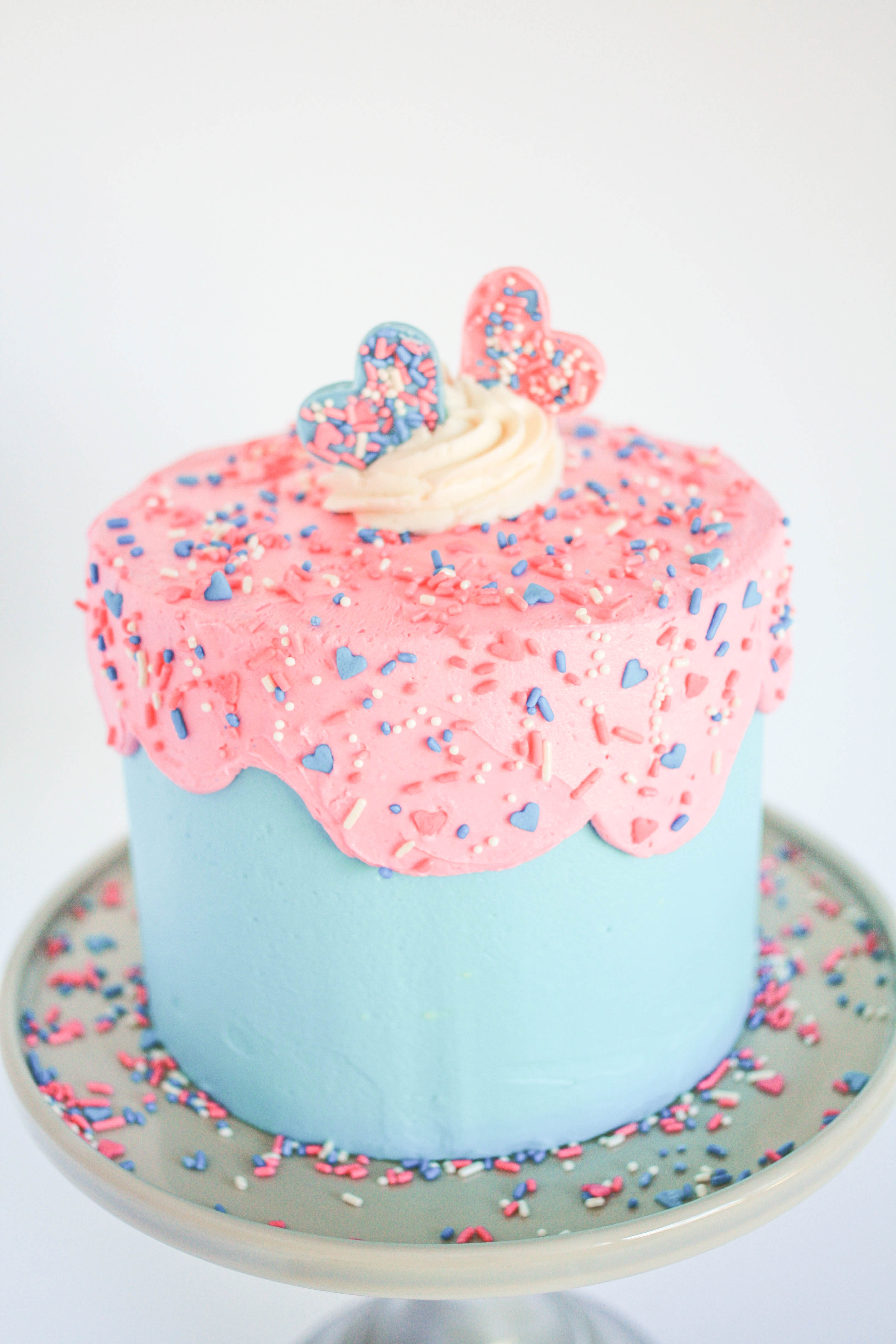 11 Photos of Blue Gender Reveal Cakes