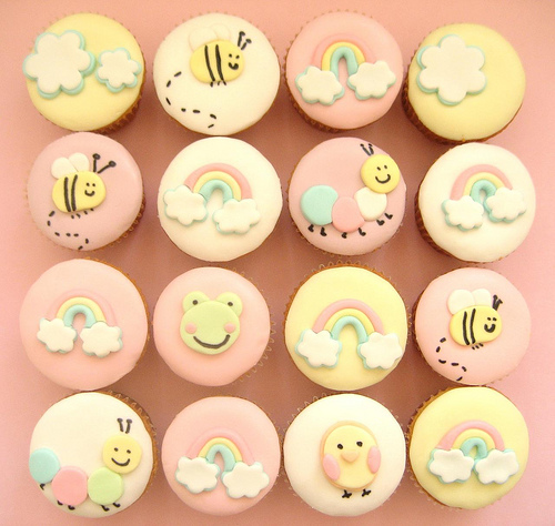 Girl Baby Shower Cupcake Ideas