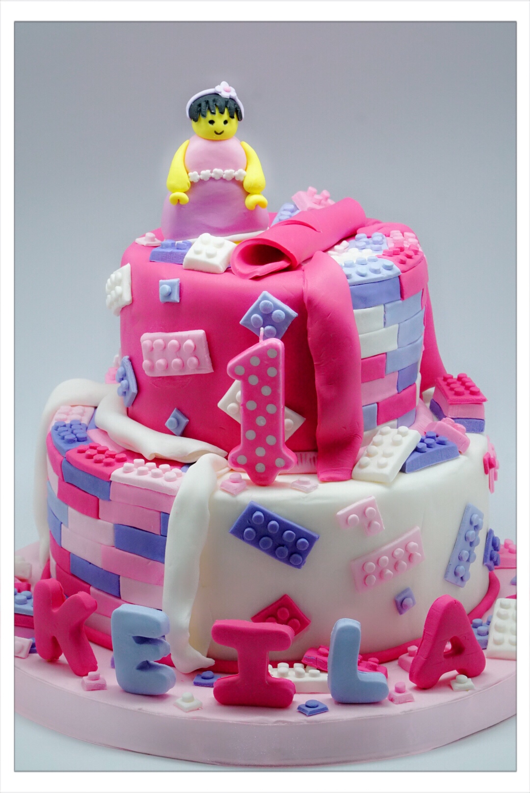 Girls LEGO Friends Birthday Cake