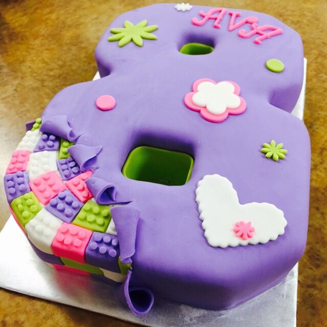 Girls LEGO Friends Birthday Cake