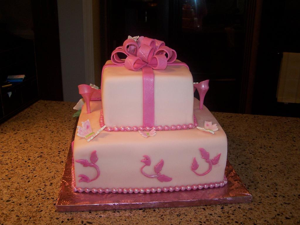 Girly Girl Birthday Cake