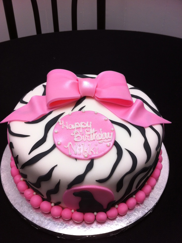 Girly Girl Birthday Cake