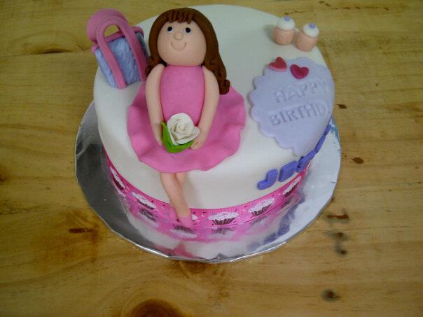 Girly Girl Birthday Cake