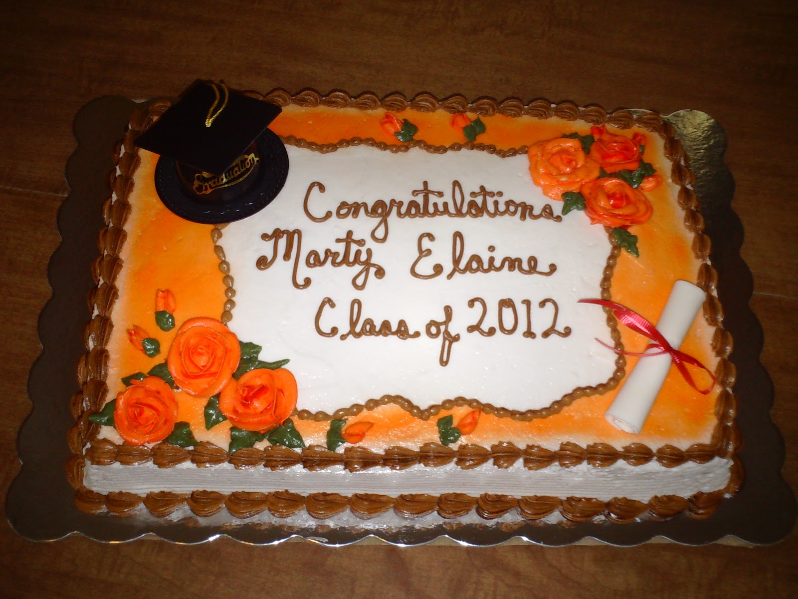 Graduation Sheet Cake