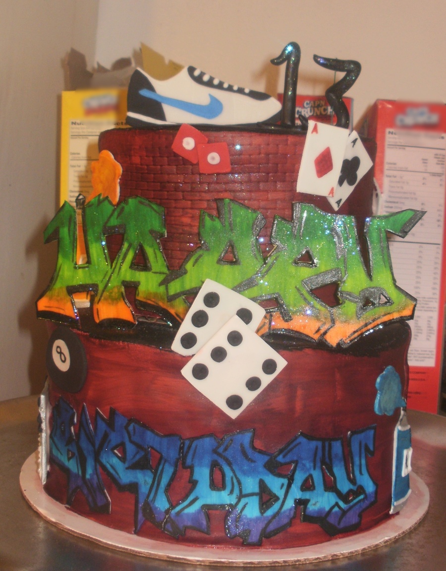 Graffiti Cake