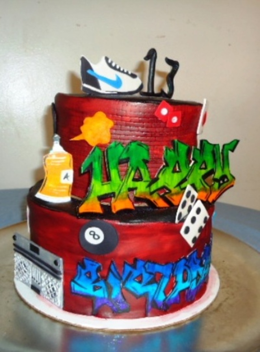 Graffiti Cake