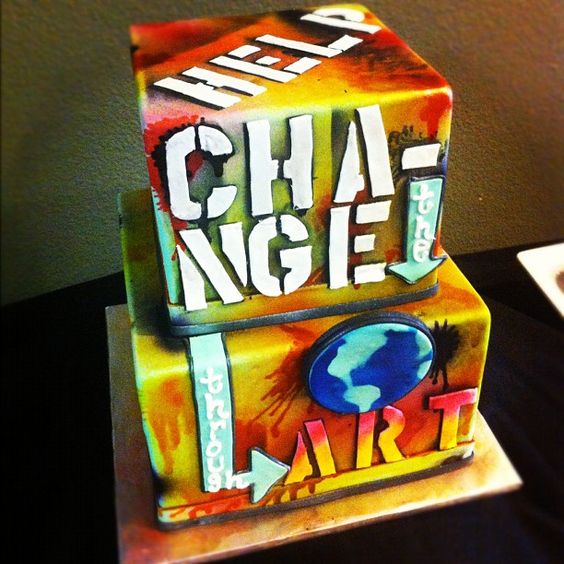 Graffiti Cake