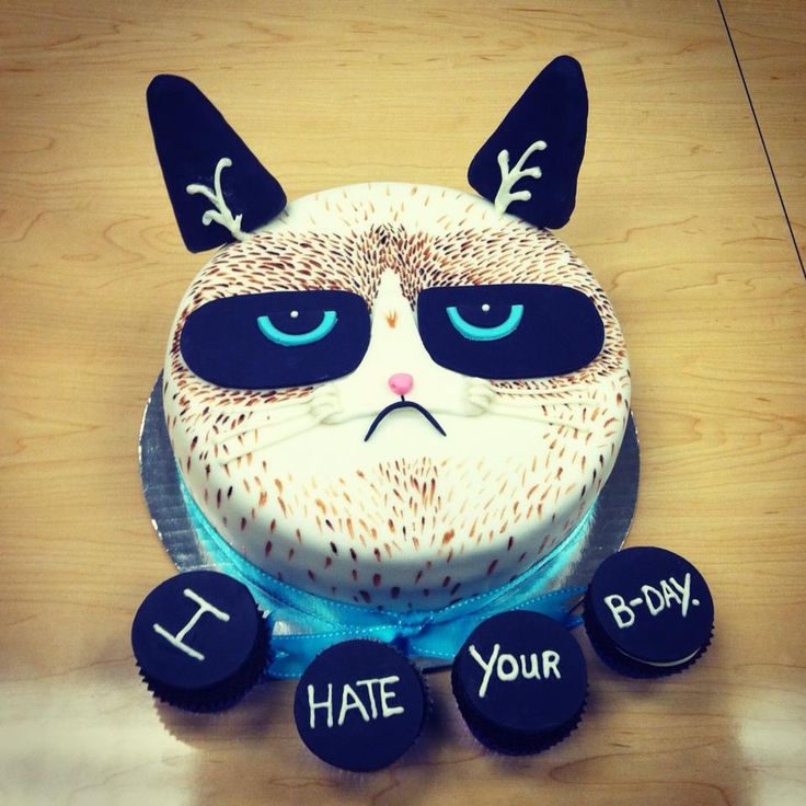 Grumpy Cat Cake