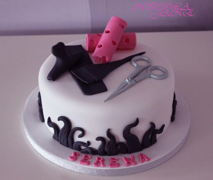 Hairdresser Birthday Cake