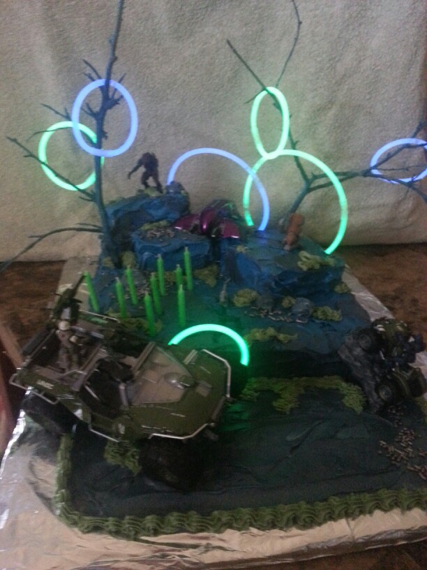 Halo Birthday Cake Ideas