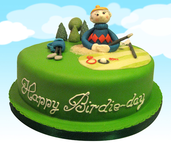 Happy Birthday Golf Cake