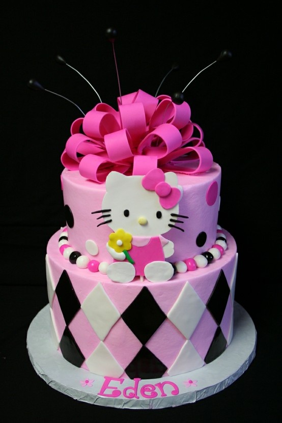 6 Photos of Batisum Hello Kitty Birthday Cakes Awesome