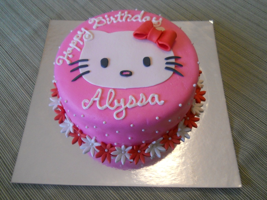 Hello Kitty Birthday Cake