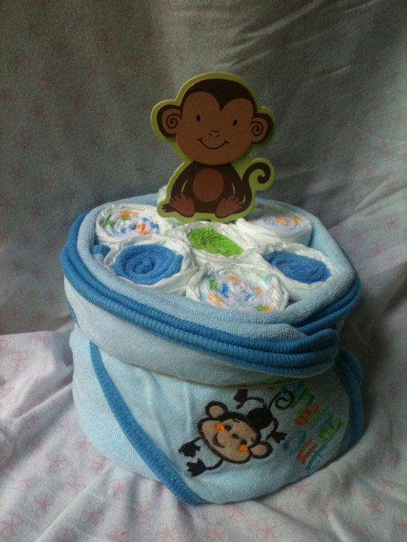 Hooded Towel Diaper Cake