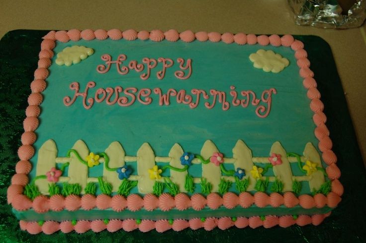 House Warming Cake Decorating Ideas