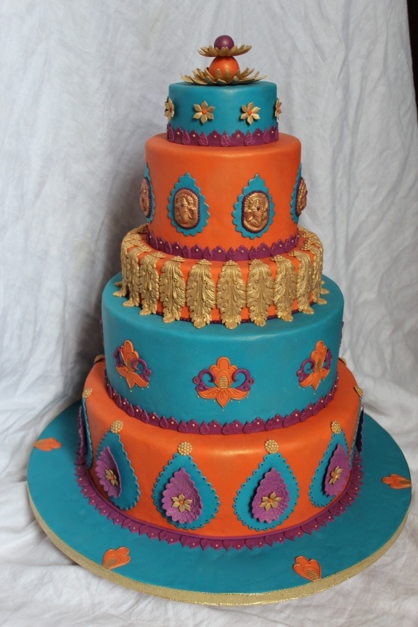 Indian Themed Birthday Cake