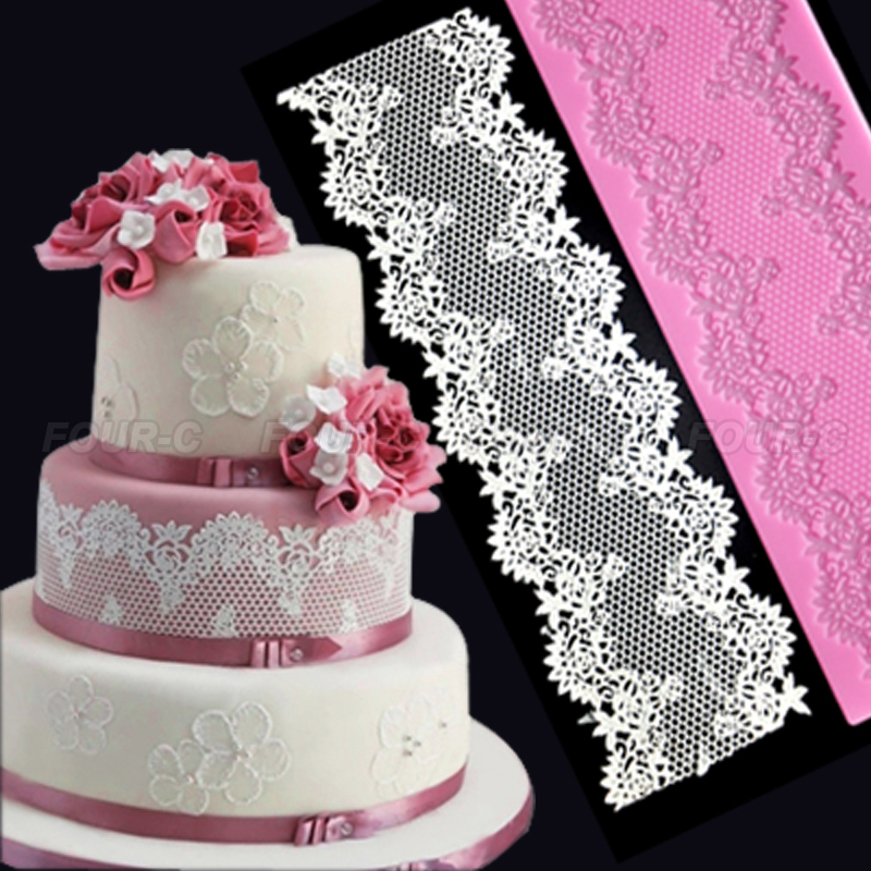 Lace Fondant Mold Cake Decorating