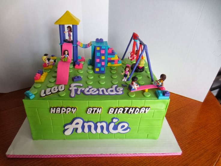 LEGO Friends Birthday Cake