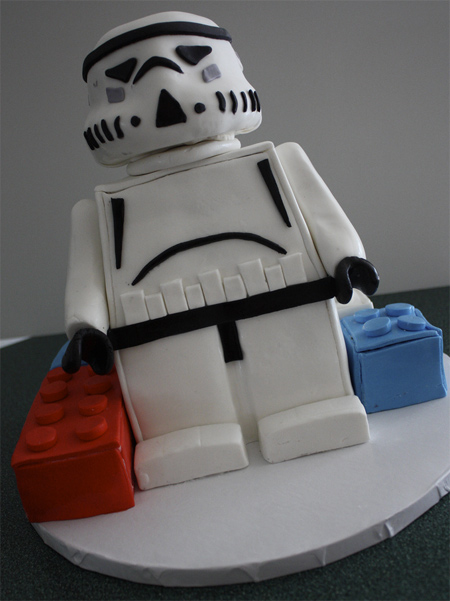 LEGO Star Wars Stormtrooper Birthday Cake