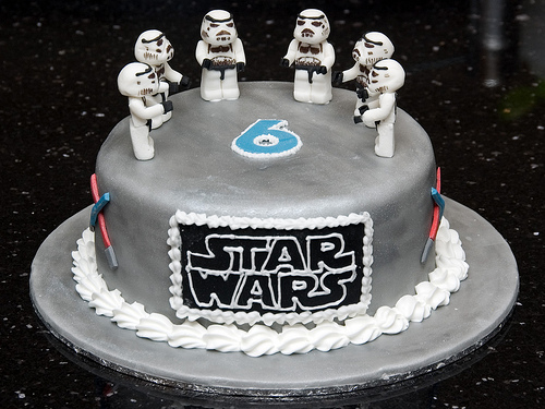 LEGO Star Wars Stormtrooper Birthday Cake