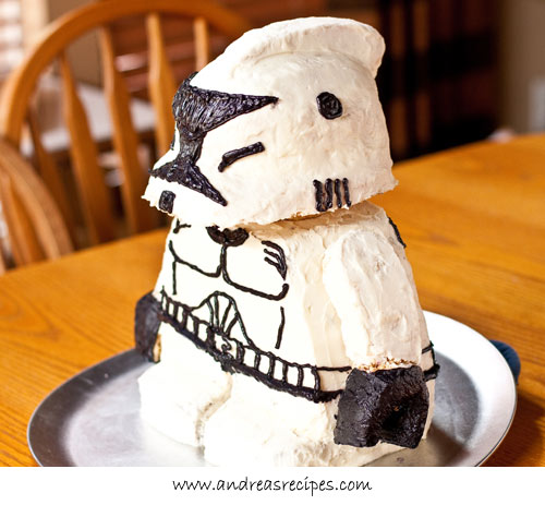 LEGO Star Wars Stormtrooper Birthday Cake