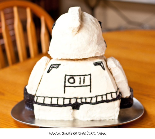 LEGO Star Wars Stormtrooper Birthday Cake