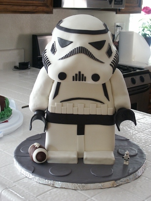 11 Photos of LEGO Stormtrooper Birthday Cakes