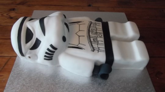 LEGO Stormtrooper Cake