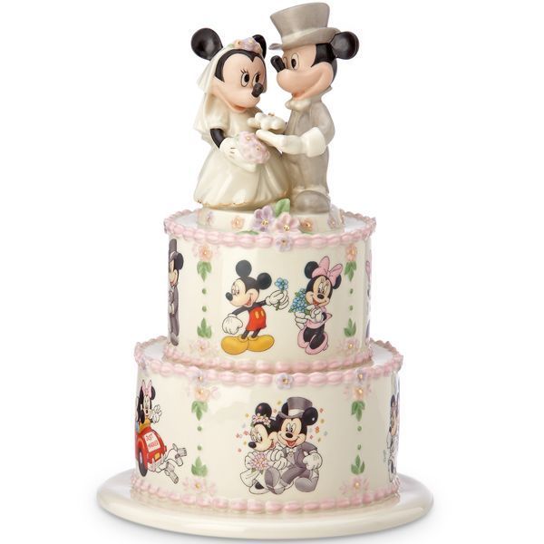 Lenox Mickey and Minnie Wedding Cake