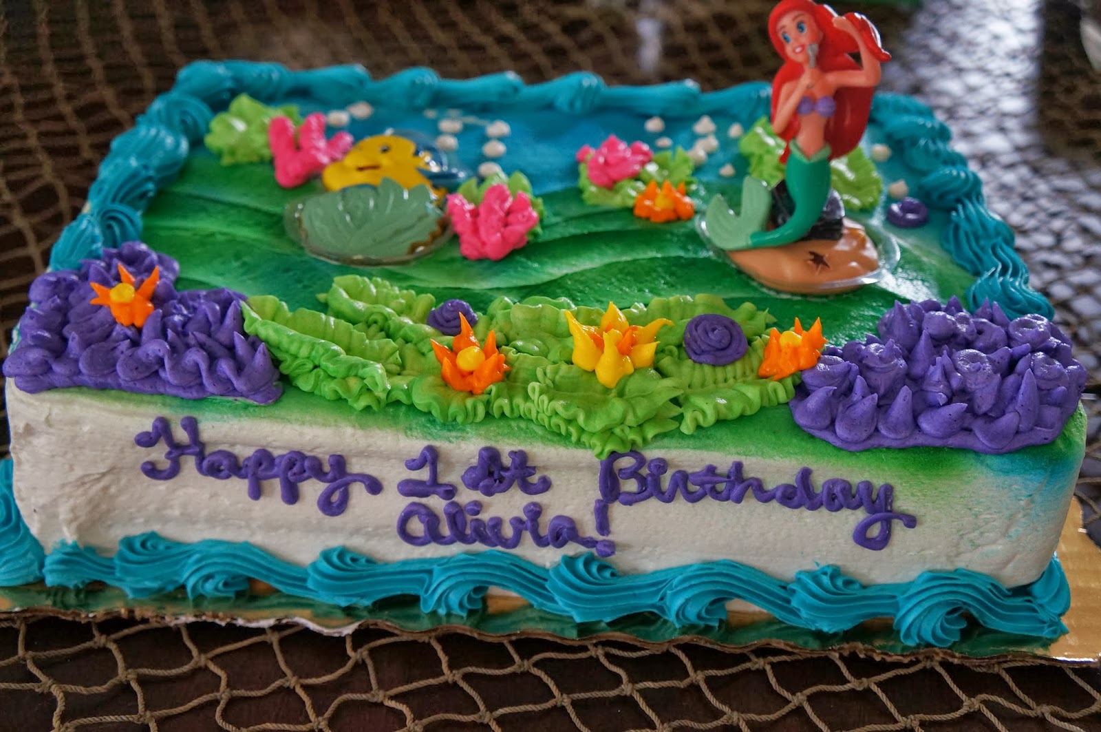 Little Mermaid Publix Birthday Cakes