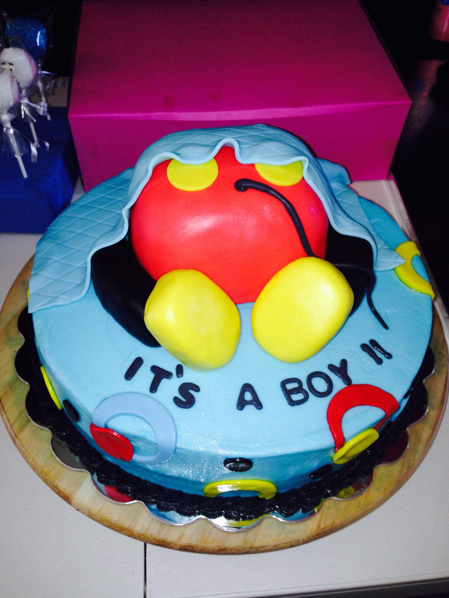 Mickey Mouse Baby Shower Cake