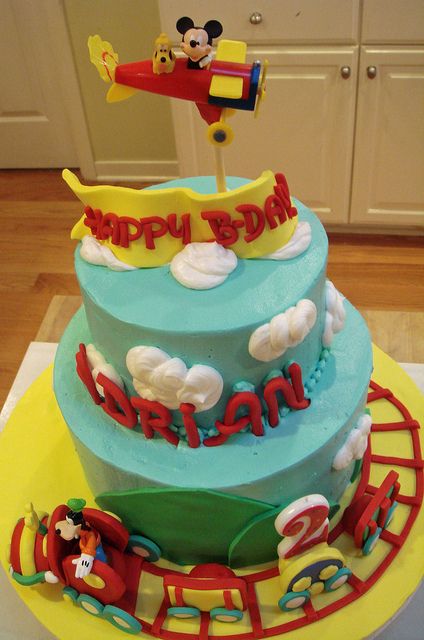 Mickey Mouse Choo Choo Express Cake