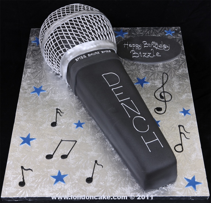 11 Photos of Birthday Cakes That Looks Like A Mic