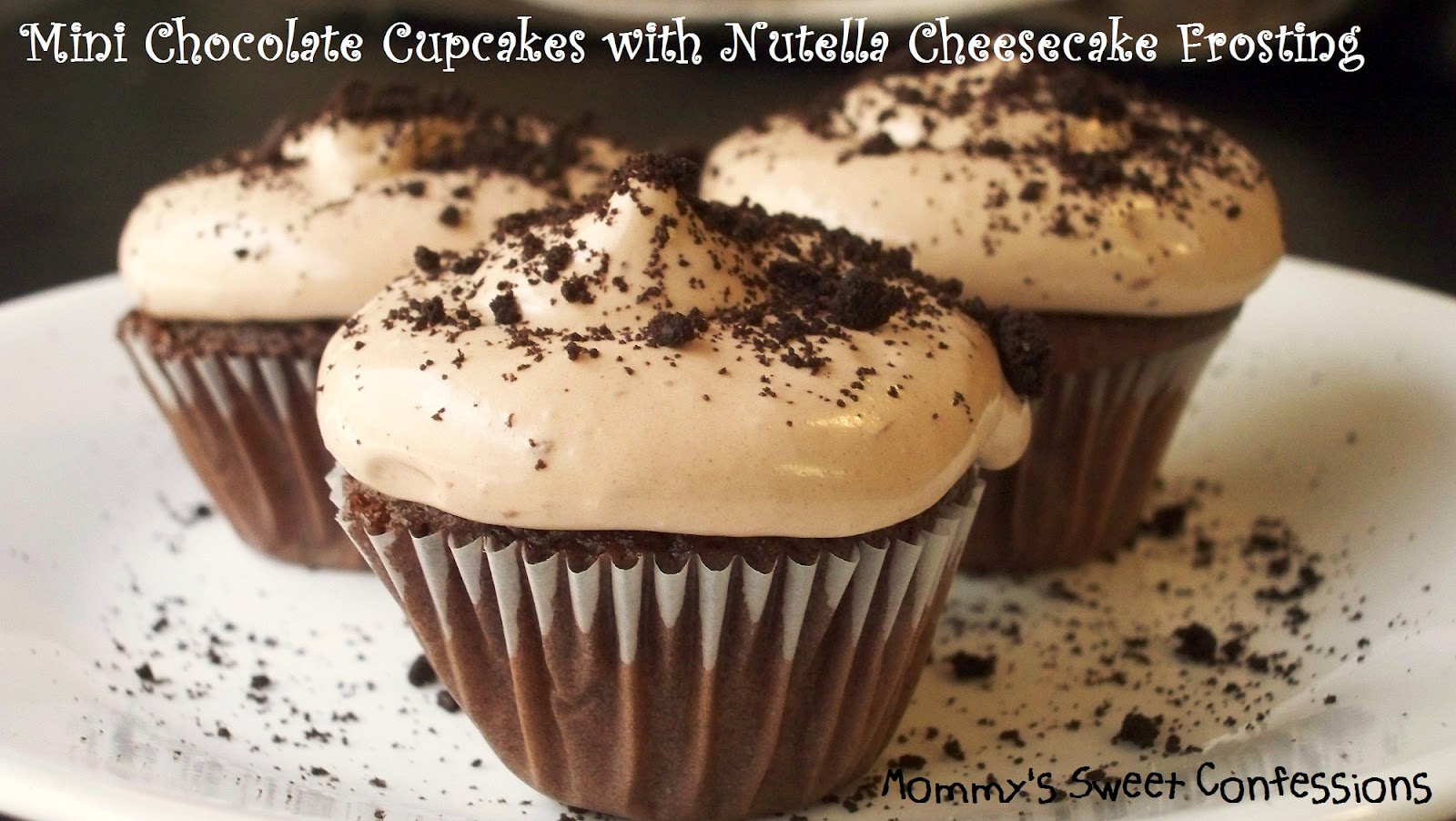 Mini Chocolate Cheesecake Cupcakes