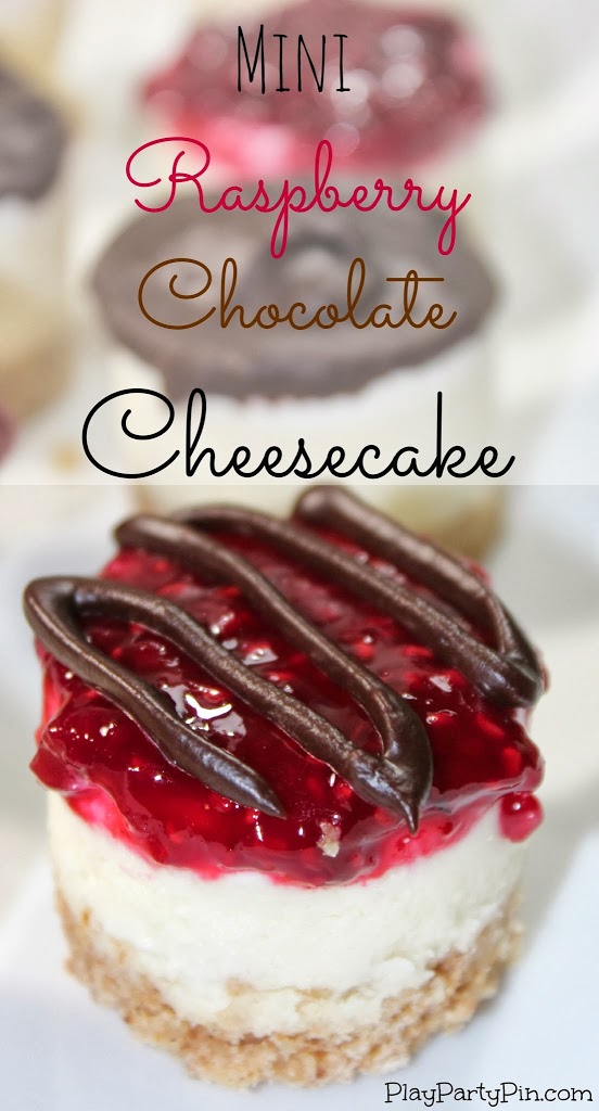 6 Photos of Mini Raspberry Chocolate Cheesecakes