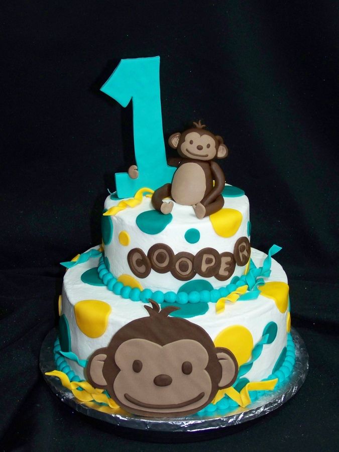 5 Photos of Monkey 1st Birthday Cupcakes