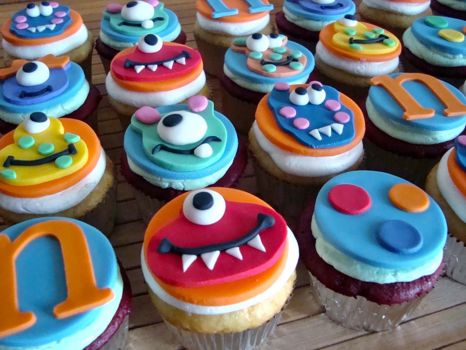 Monster Boys Birthday Cupcake Decorating Ideas