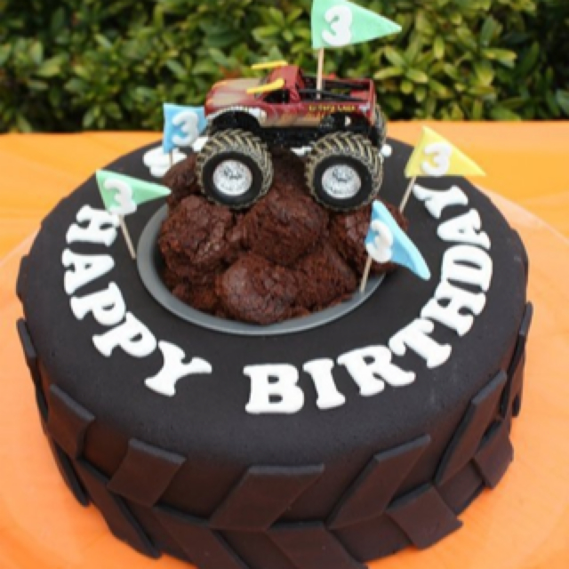 Monster Truck Cake