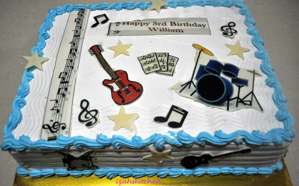 Musical Instrument Birthday Cake