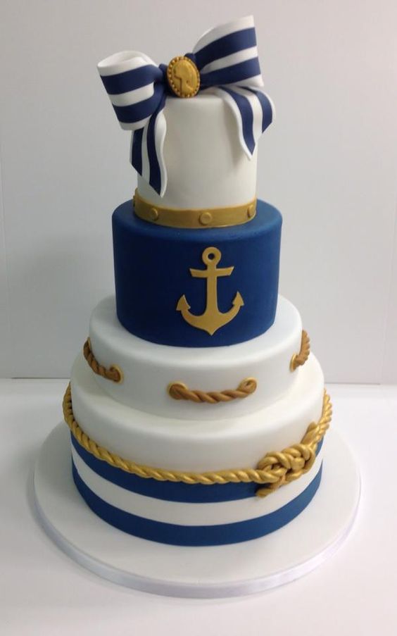 Nautical Birthday Cake