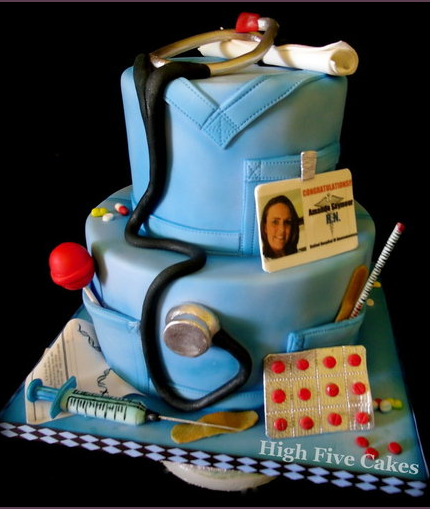 Nurse Graduation Cake