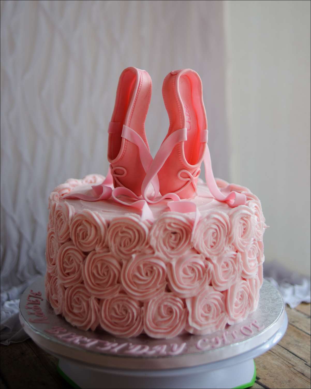 Pink Ballerina Birthday Cake