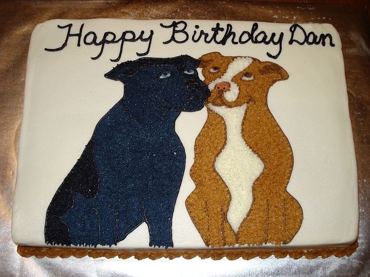 Pit Bull Birthday Cake