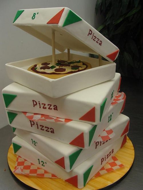 Pizza Birthday Cake