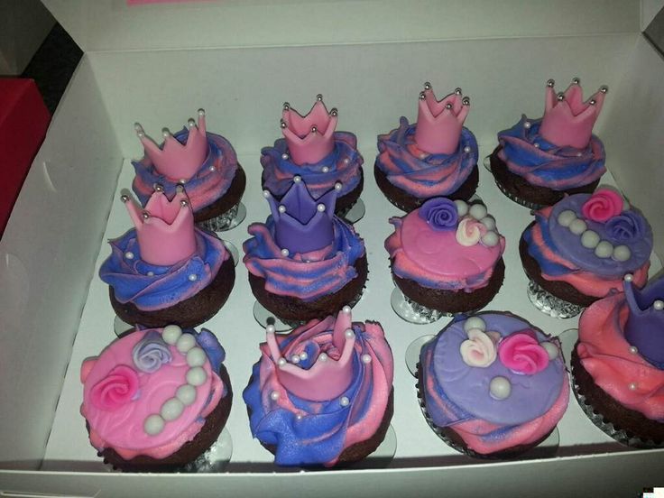 Princess Birthday Cupcakes Idea