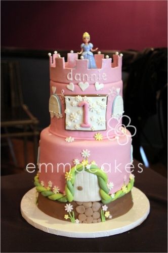 Princess Castle Cake