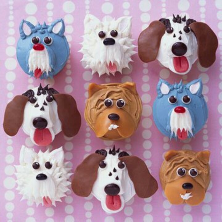 Puppy Cupcake Decorating Ideas