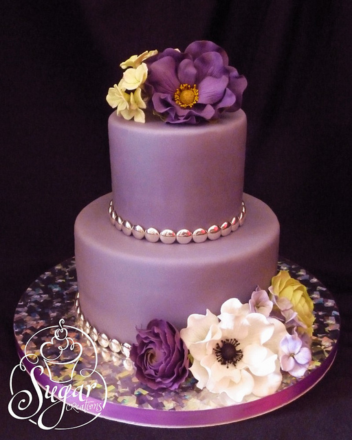 Purple Birthday Cake