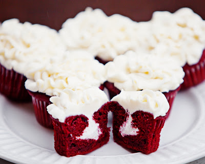 Red Velvet Filled Cupcakes Recipe